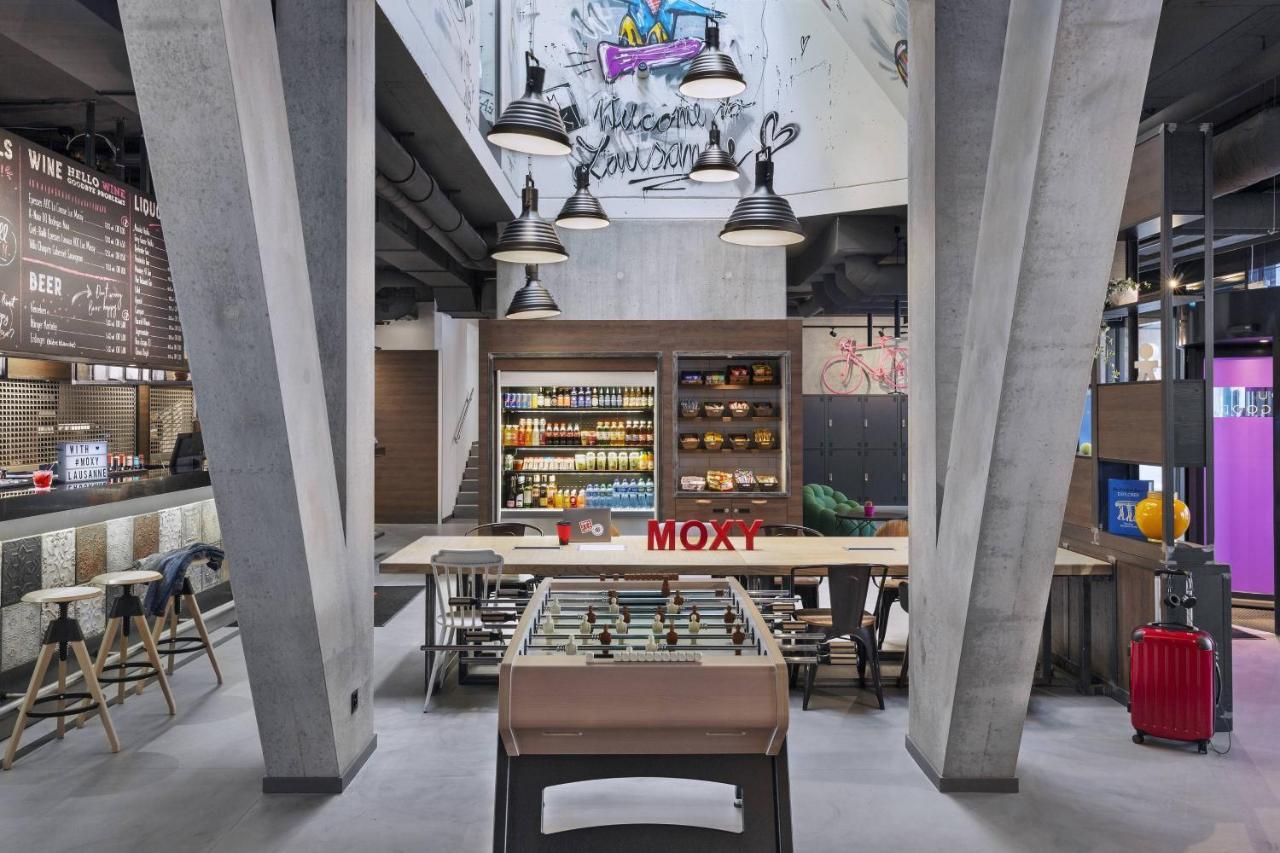 Moxy Lausanne City Exteriér fotografie